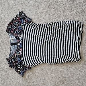 Jessica Simpson Maternity stripped and floral blouse